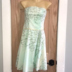 Anthropologie light turquoise dress